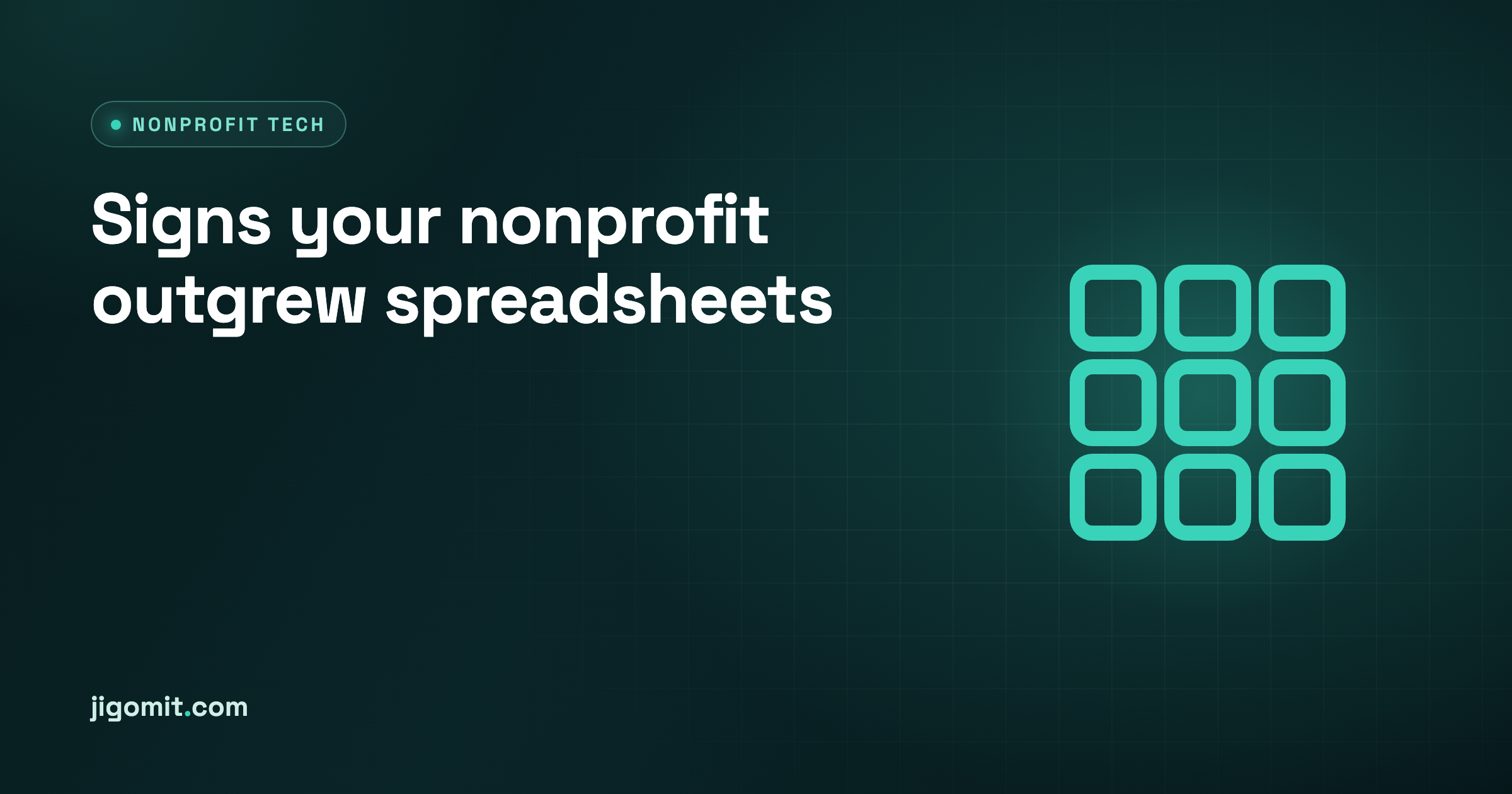 Signs Your Nonprofit Has Outgrown Spreadsheets